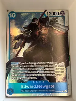 OP08-043 Edward.Newgate English SR One Piece TCG Card Game - Image 1