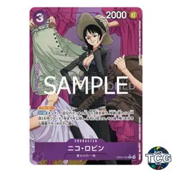 Nico Robin R EB02-036 Parallel Anime 25th Collection One Piece Card Game Japan - Image 1