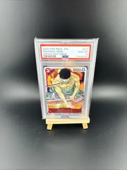 2022 ONE PIECE STARTER DECK ST01-STRAW HAT CREW #013 RORONOA ZORO psa 10 - Image 1
