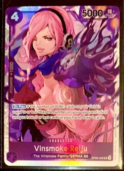 BANDAI VINSMOKE REIJU OP06-069 SR One Piece TGC OP06 ENGLISH NM/MINT - Image 1