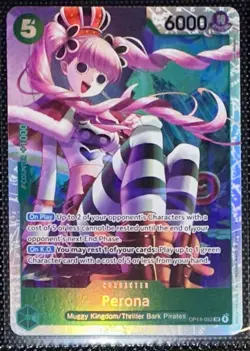BANDAI PERONA OP14-033 SR One Piece TGC OP14 ENGLISH NM/MINT - Image 1