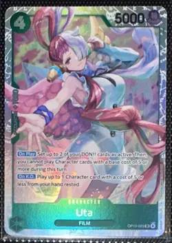 BANDAI UTA OP13-023 SR One Piece TGC OP13 ENGLISH NM/MINT - Image 1