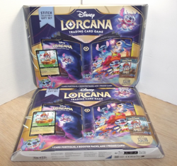 Lot of (2) Disney Lorcana Trading Card Game Stitch Collector's Gift Sets - Image 1