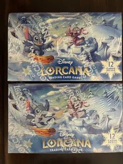 (2) Disney Lorcana TCG Winterspell Factory Sealed Booster Box 24 packs ICONIC - Image 1