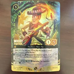 Disney Lorcana TCG Woody - Jungle Guide 54/P3 Promo Foil Amber English - Image 1