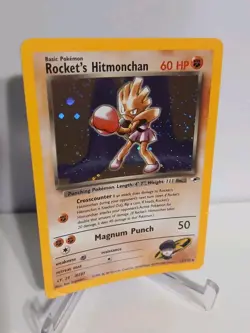 Swirl! Pack Fresh Rocket's Hitmonchan 11/132 Gym Heroes Pokemon TCG Holo Rare NM - Image 3
