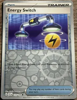 Pokemon Scarlet Violet Base SV1 Reverse Holo 173/198 Energy Switch NM/M (L) - Image 1