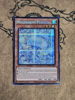 Yugioh Mulcharmy Purulia MP25-EN085 1st Edition Prismatic Secret Rare NM - Image 1