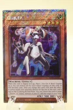 YuGiOh Orbital 7 RA04-EN197 Platinum Secret Rare 1st Edition - Image 1