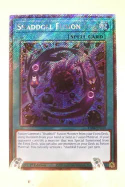 Shaddoll Fusion Platinum Secret Rare RA04-EN231 1st Ed NM Yugioh - Image 1