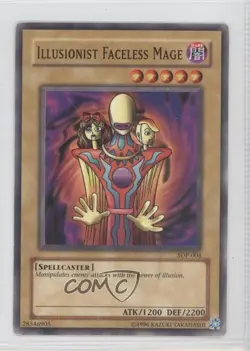 Illusionist Faceless Mage Unlimited YuGiOh Starter Deck Pegasus #SDP-004 READ - Image 1
