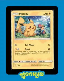 Pokemon TCG Pikachu Sun & Moon Trainer Kit (Alolan Raichu & Lycanroc) 14/30 Card - Image 1