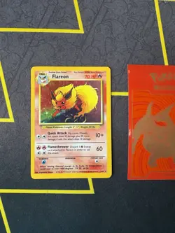 Pokemon Card Flareon 03/64 No symbol Error Jungle Holo Rare 154💎NM LP +💎 - Image 1