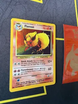 Pokemon Card Flareon 03/64 No symbol Error Jungle Holo Rare 154💎NM LP +💎 - Image 2