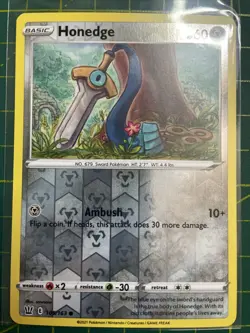 Pokemon TCG Honedge Reverse Holo Battle Styles Card 105/163 - Image 1