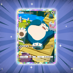 Snorlax #250 Illustration Rare Pokemon TCG Pocket Genetic Apex Holo Card - Image 1