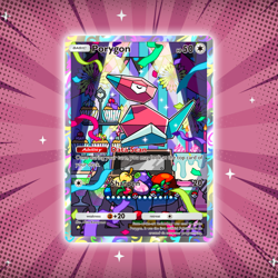 Porygon #249 Illustration Rare Pokemon TCG Pocket Genetic Apex Holo Card - Image 1