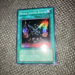 Yu-Gi-Oh! Black Luster Ritual TCG Card SYE-025 Super Rare Holo Unlimited Edition - Image 2