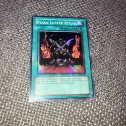 Yu-Gi-Oh! Black Luster Ritual TCG Card SYE-025 Super Rare Holo Unlimited Edition - Image 3