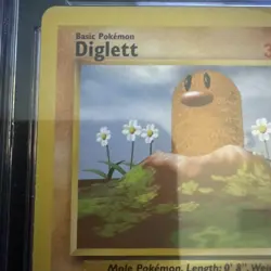 Diglett 1999 Base Set 47/102 Corrected Symbol Pokemon Card CGC 10 GEM MINT - Image 4