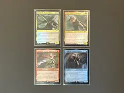 MTG Magic Final Fantasy Costco Promo 4 Card Set Sephiroth Cloud Ultimecia - Image 1