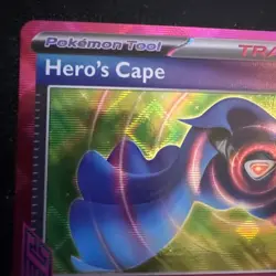 Heros Cape 152/162 Temporal Forces Ace Spec Rare Holo Card Pokemon - Image 2