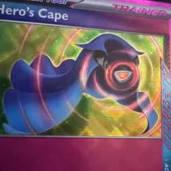 Heros Cape 152/162 Temporal Forces Ace Spec Rare Holo Card Pokemon - Image 3