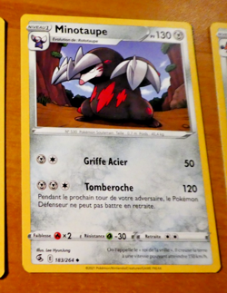 POKEMON FRANCAIS CARD CARTE 183/264 FR EB08 MINT 2021 - Image 1