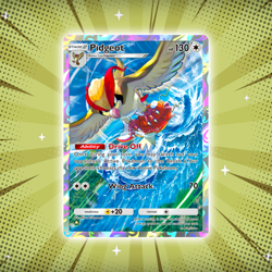 Pidgeot #245 Illustration Rare Pokemon TCG Pocket Genetic Apex Holo Card - Image 1