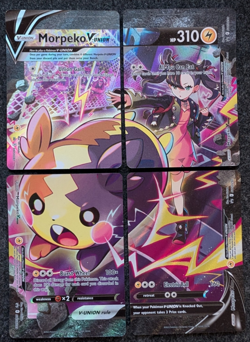 Morpeko V-Union SWSH287 SWSH288 SWSH289 SWSH290 Promo Pokemon Card NM - Image 1