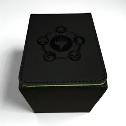 Card Deck Box, 110+ Storage MTG Deck Box with 50 Pcs Card Sleeve, Collectible. - Image 4