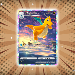 Dragonite #244 Illustration Rare Pokemon TCG Pocket Genetic Apex Holo Card - Image 1