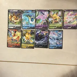 9Pcs Eevee V Gem Vol.2 Set cs4aC Sword & Shield - Pokemon TCG Card Chinese - Image 2