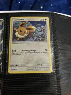 Eevee SM235 NM Black Star Promo Cosmos Holo Near Mint Foil Pokemon Card SM 235 ✅ - Image 1