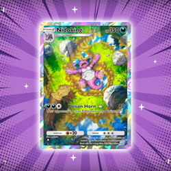 Nidoking #241 Illustration Rare Pokemon TCG Pocket Genetic Apex Holo Card - Image 1