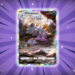 Nidoqueen #240 Illustration Rare Pokemon TCG Pocket Genetic Apex Holo Card - Image 1