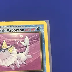1st Edition Dark Vaporeon 45/82 Team Rocket Regular Pokemon Card MP - Image 3