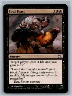 Magic The Gathering 10th Edition Soul Feast #179/383 MTG TCG CCG Tenth - Image 1