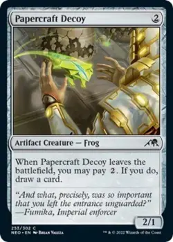 Papercraft Decoy - Near Mint MTG Kamigawa: Neon Dynasty - Image 1