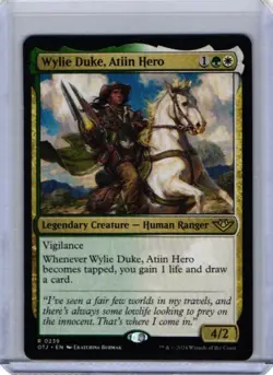 Wylie Duke, Atiin Hero (239) Outlaws of Thunder Junction OTJ MTG Magic - Image 1