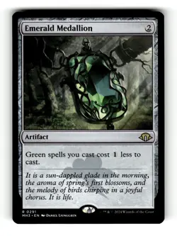 MTG: Emerald Medallion | Modern Horizons 3 291 NM - Image 1