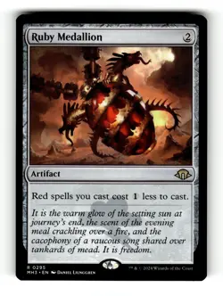 MTG: Ruby Medallion | Modern Horizons 3 295 NM - Image 1