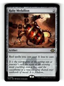 MTG: Ruby Medallion | Modern Horizons 3 295 NM - Image 1
