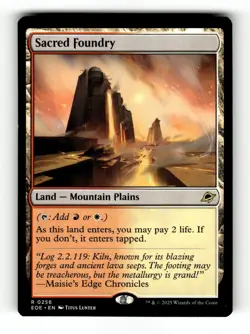 MTG: Sacred Foundry | Edge of Eternities 256 NM - Image 1