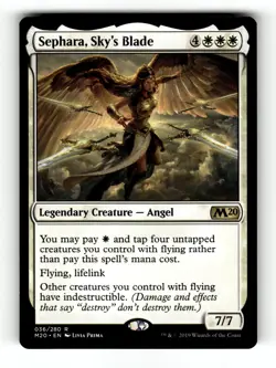 MTG: Sephara, Sky's Blade | Core Set 2020 36 NM - Image 1