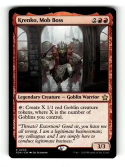MTG: Krenko, Mob Boss | Foundations 204 NM - Image 1
