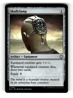 MTG: Skullclamp | Commander: Bloomburrow 283 NM - Image 1