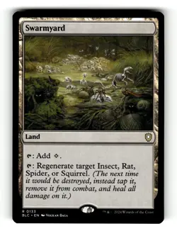 MTG: Swarmyard | Commander: Bloomburrow 133 NM - Image 1