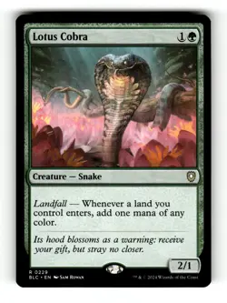 MTG: Lotus Cobra | Commander: Bloomburrow 229 NM - Image 1
