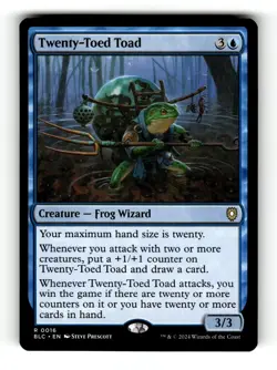 MTG: Twenty-Toed Toad | Commander: Bloomburrow 16 NM - Image 1